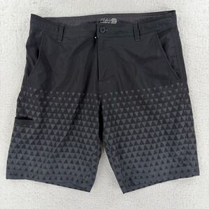 DaHui Shorts Mens 36 Black Hybrid Chino Walkshort 11 Inseam Quick Dry Stretch